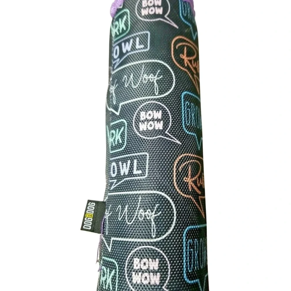 DOG for DOG Rope and Squeak Chew Toy Purple Black For‎ Big Dogs NEW DF2970